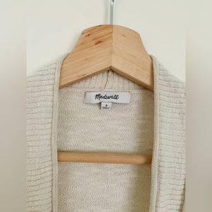 Madewell ecru cardigan S